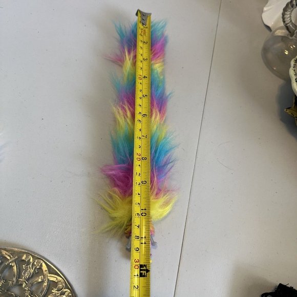 Troll Fur Snap Bracelet Hasbro 2018 Multi Colors 12” - Picture 14 of 15